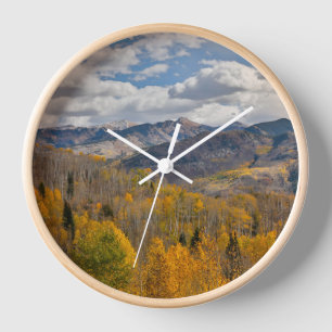 Herbstfarben von Espen und Eichen Keebler Pass Uhr