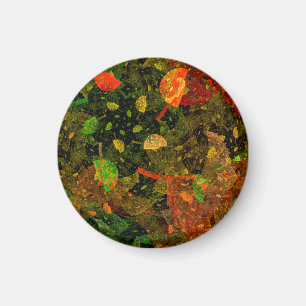 Herbstfarbenes Dekordesign Magnet