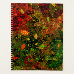 Herbstfarbenes Dekordesign Planer