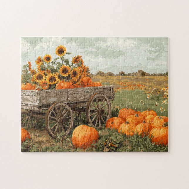Herbstfarm Puzzle (Horizontal)