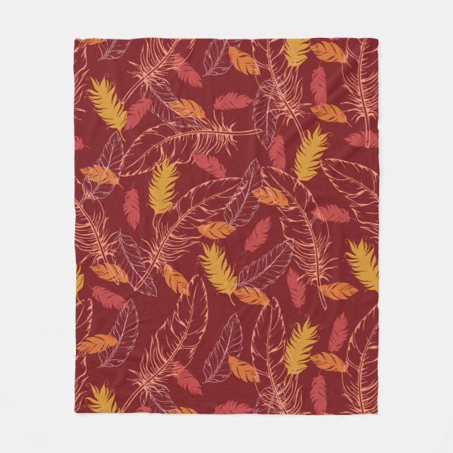 Herbstfedern Fleece (Vorderseite)