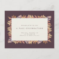 Herbstfeiern Blätter einfache Pflaume