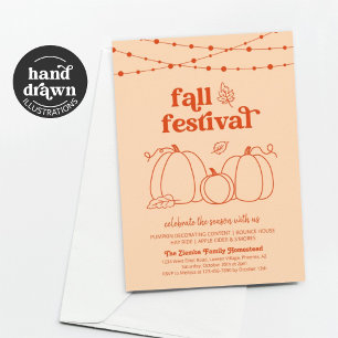 Herbstfest-Einladung Einladung