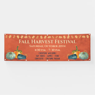 Herbstfest Event Kürbis Banner