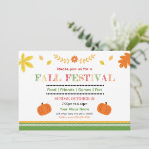 Herbstfest Flyer Vorlage