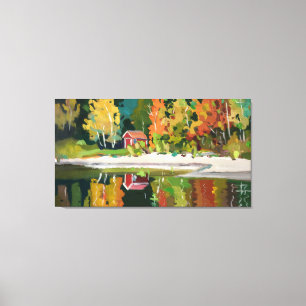 Herbstfest Leinwanddruck