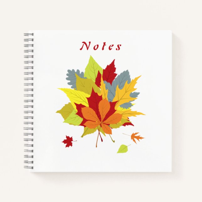 Herbstfest Notizbuch (Vorderseite)