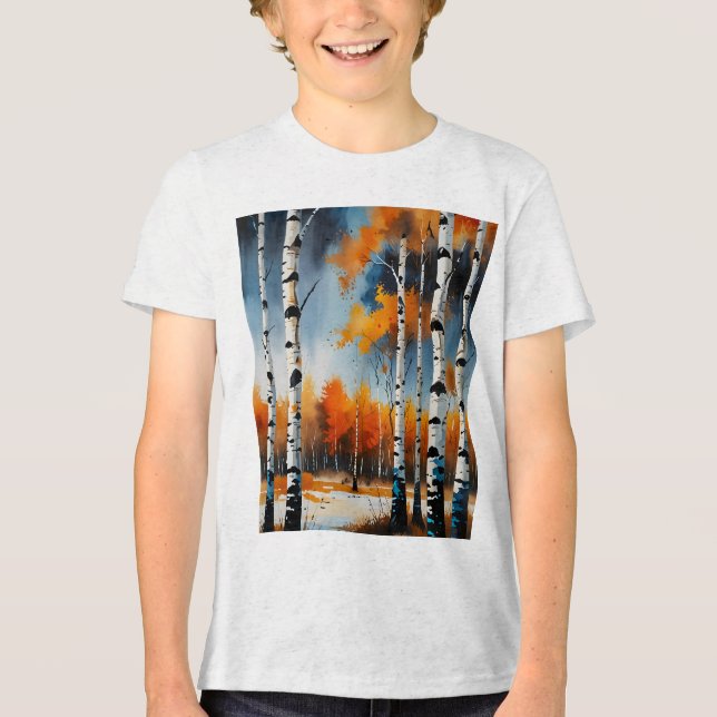 Herbstfest Tri-Blend Shirt (Vorderseite)