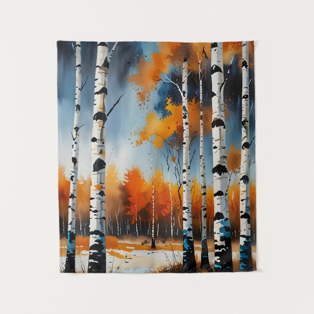 Herbstfest Wandteppich (Vorderseite)