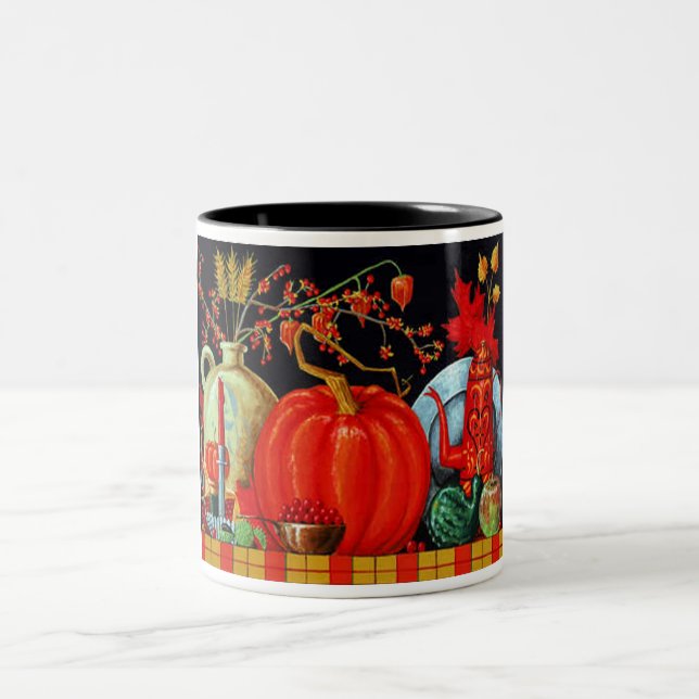 Herbstfest Zweifarbige Tasse (Mittel)