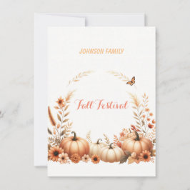 Herbstfestival Einladung