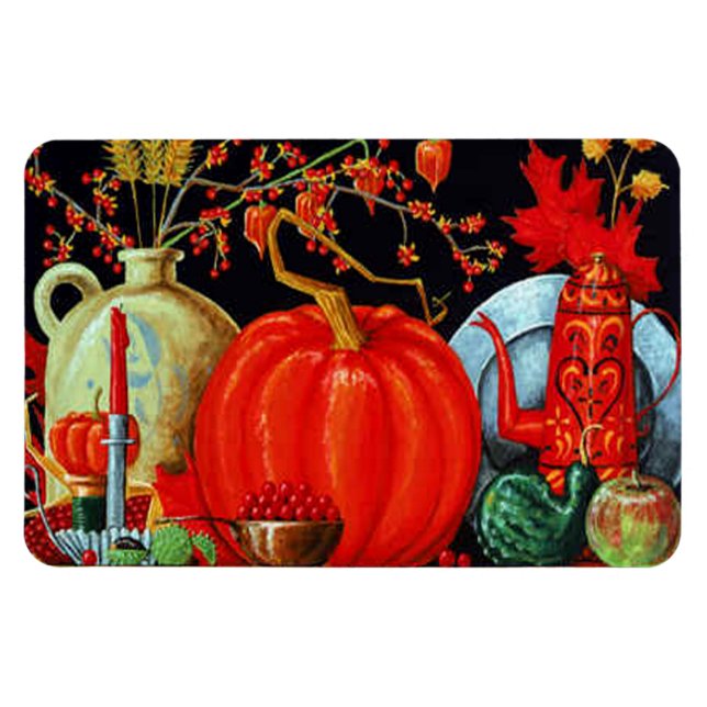 Herbstfestliche antike Malerei Pumpkin Dekoration Magnet (Horizontal)