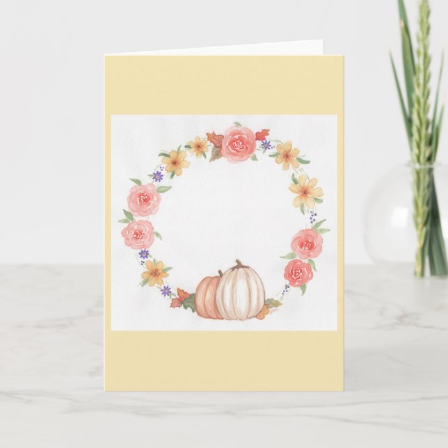 Herbstfeuer Karte (Vorderseite)