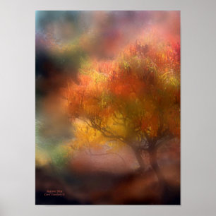 Herbstfeuer-Poster/Print Poster