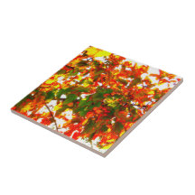 "Herbstfeuer" Tile/Trivet