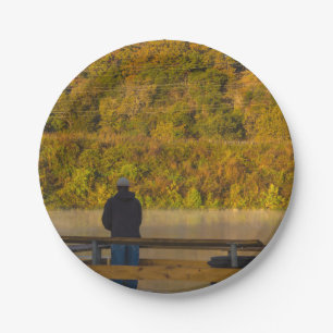 Herbstfischen Springfield Pappteller