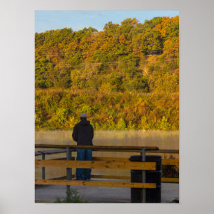 Herbstfischen Springfield Poster