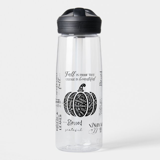 Herbstflaschen Wasser Flasche (Vorne)