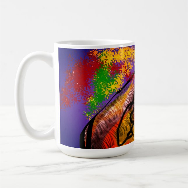 Herbstfliege Kaffeetasse (Links)