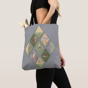 Herbstflora niedliche Tasche