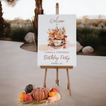 Herbstflorale Hütte Core Teacup Geburtstags-Tee-Pa