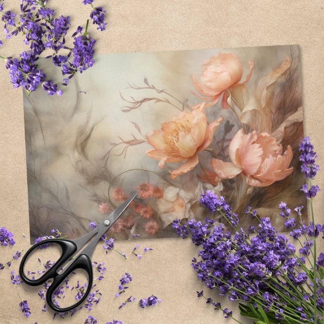 Herbstfloraler Erntedank Halloween Seidenpapier (Von Creator hochgeladen)