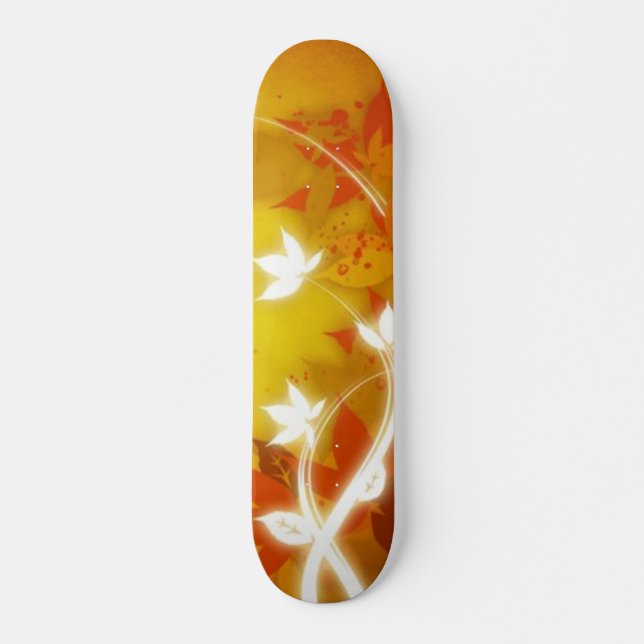 Herbstfloralskateboard Skateboard (Vorne)