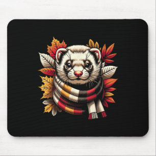 Herbstfrett Herbstlaub Gemütliche Saisonale Stimmu Mousepad