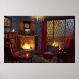 Herbstfriedensdruck Poster