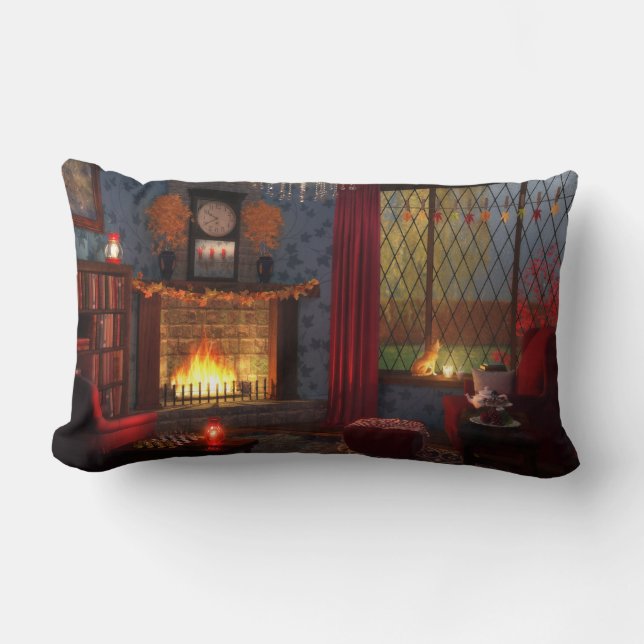 Herbstfriedkissen Lendenkissen (Vorderseite)