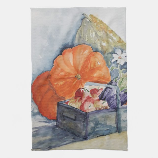 Herbstfrucht Geschirrtuch (Vertikal)