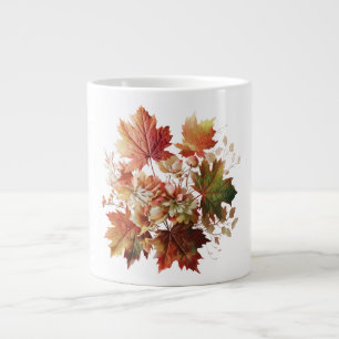 Herbstgänge und Blume im Herbst Bouquet Art Jumbo-Tasse