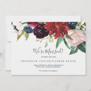 Herbstgarten   Ankündigung der Burgund-Elopement