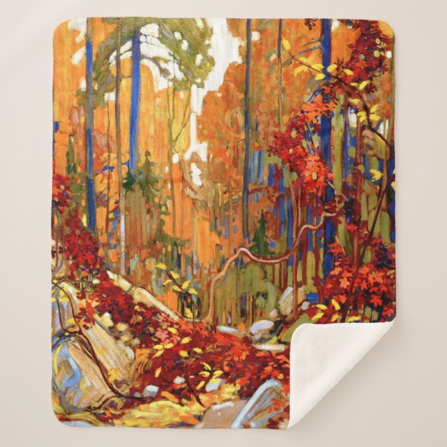 Herbstgarten, berühmtes Gemälde, Sherpadecke (Vorderseite)