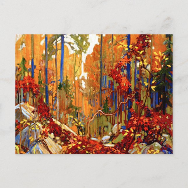 Herbstgarten, Kunst von Tom Thomson, Postkarte (Vorderseite)