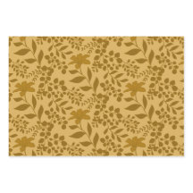 Herbstgarten-Silhouetten Muster