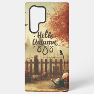 Herbstgarten und Schaukel Samsung Galaxy Hülle