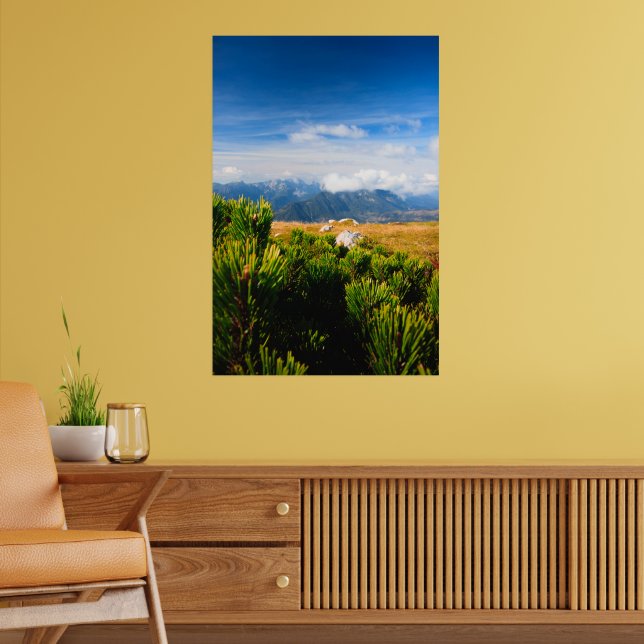 Herbstgebirgslandschaft Poster (Wohnzimmer 2)