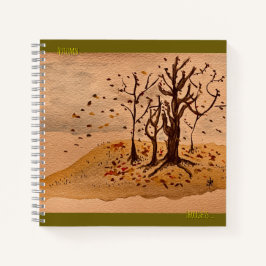 Herbstgedanken Notizbuch