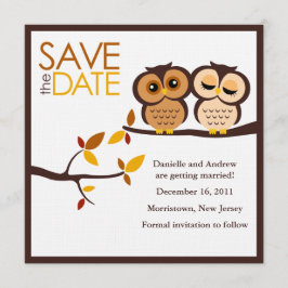 Herbstgedankenhochzeit Save The Date