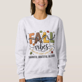Herbstgefühle – Dankbar Gesegnet Sweatshirt