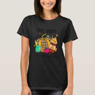Herbstgefühle & Das Englischlehrer-Leben Leopard P T-Shirt