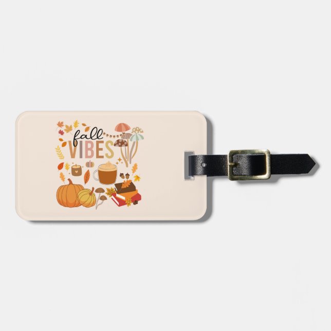 Herbstgefühle Gepäckanhänger (Vorderseite horizontal)