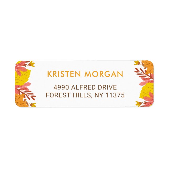 Herbstgelborange Herbstlaube (Vorne)