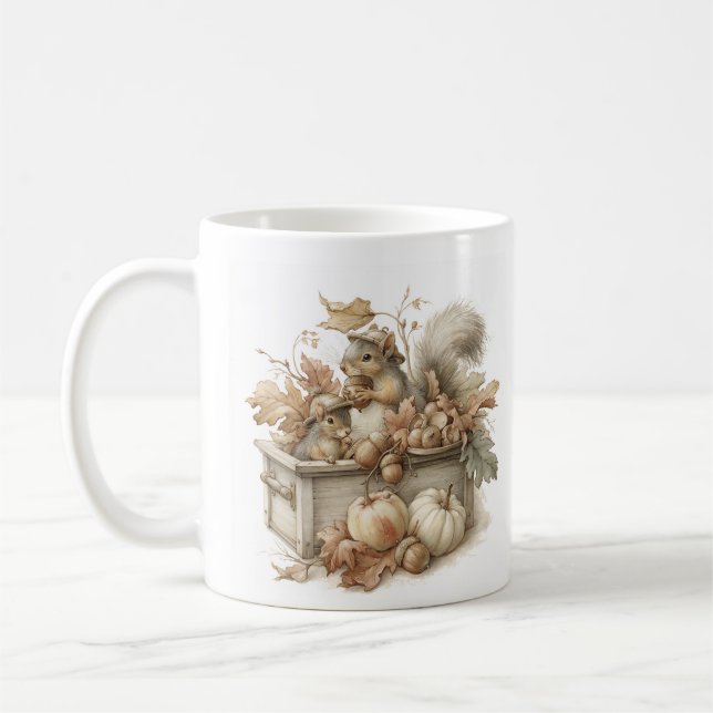 Herbstgemüseernte, Erntedankfest Kaffeetasse (Links)