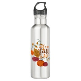 Herbstgestaltung Edelstahlflasche