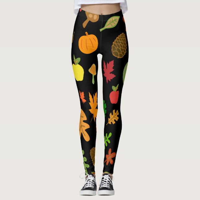 Herbstgestaltung Leggings (Vorderseite)