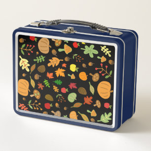 Herbstgestaltung Metall Lunch Box