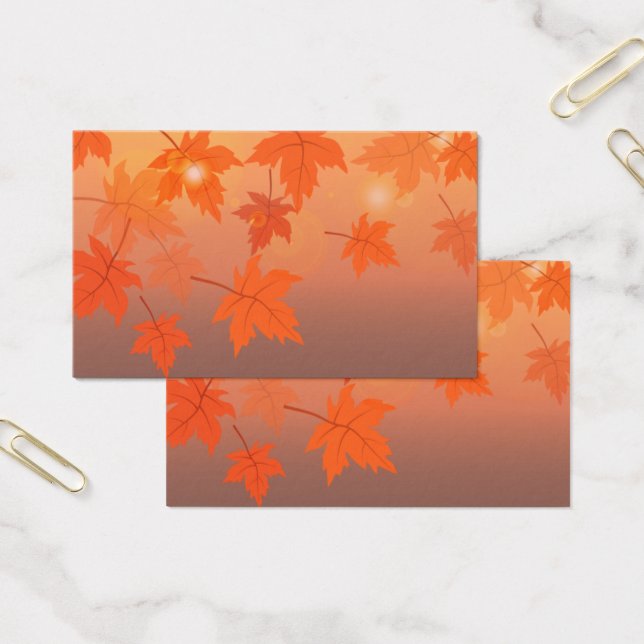 Herbstgestaltung mit Ahorn-Blätter und Bukett-Effe (Büro)