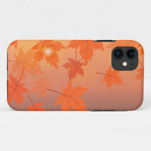 Herbstgestaltung mit Ahorn-Blätter und Bukett-Effe Case-Mate iPhone Hülle